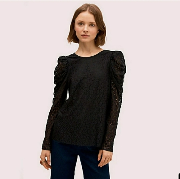 Kate Spade BNWT Flora Leopard Lace Blouse - Picture 7 of 7